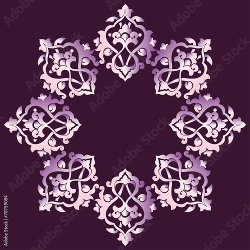 artistic ottoman pattern series sixty four