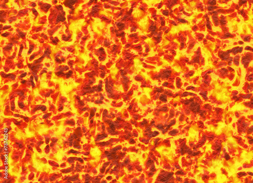 eruption volcano. solidified lava texture