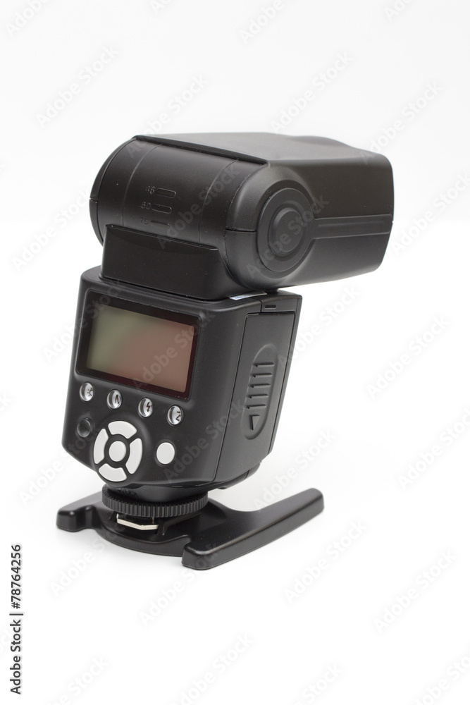 camera flash on the white background camera flash on the white background