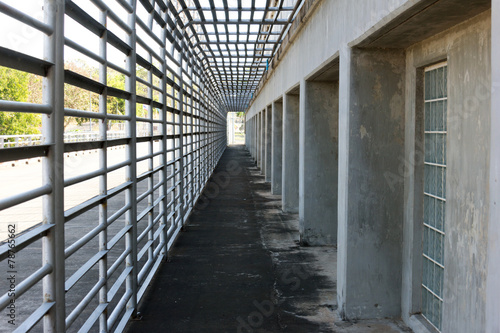 Wallpaper Mural walkway in prison Torontodigital.ca