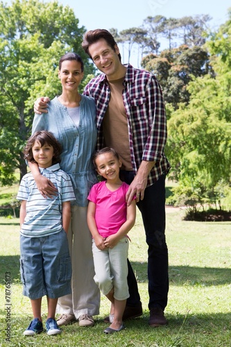 Happy family smiling at camera © WavebreakMediaMicro