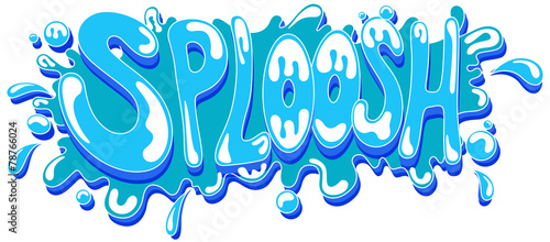 Splash - Comic Expression Vector Text