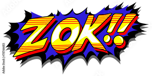 Zok - Comic Expression Vector Text