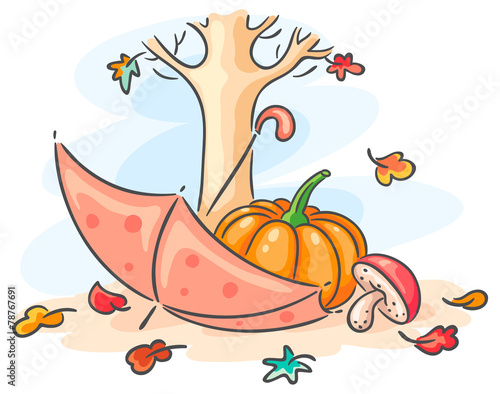 Autumn drawing