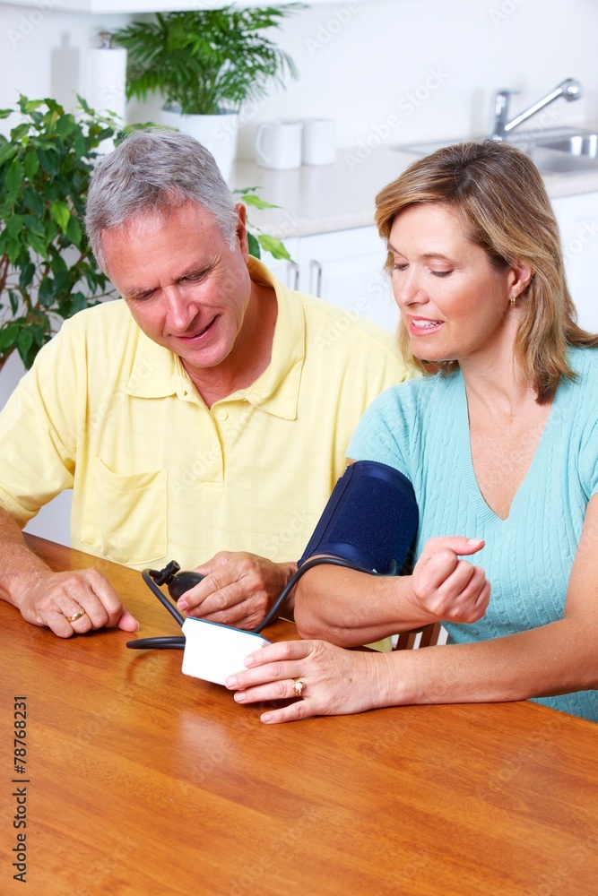 Obraz premium Blood pressure measuring.