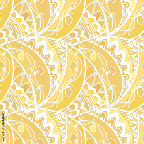 Abstract seamless doodle pattern
