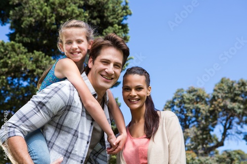 Happy family in the park together © WavebreakmediaMicro