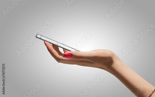 Modern mobile on the hand