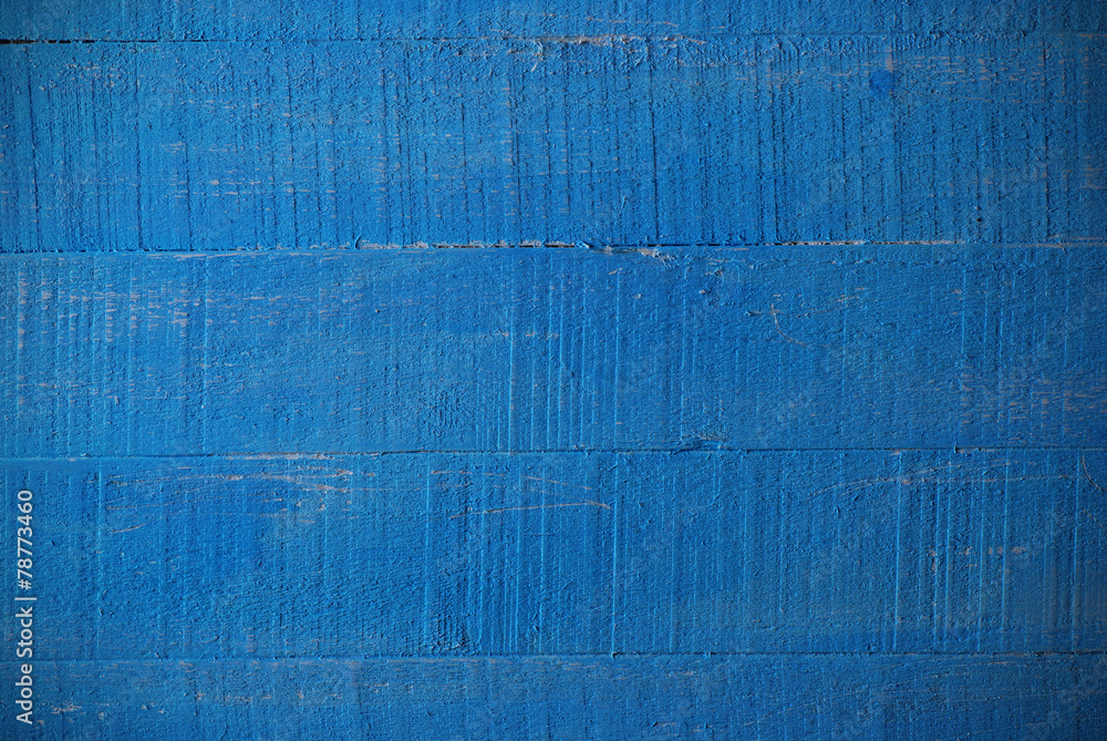sfondo tavola di legno blu - obrazy, fototapety, plakaty 