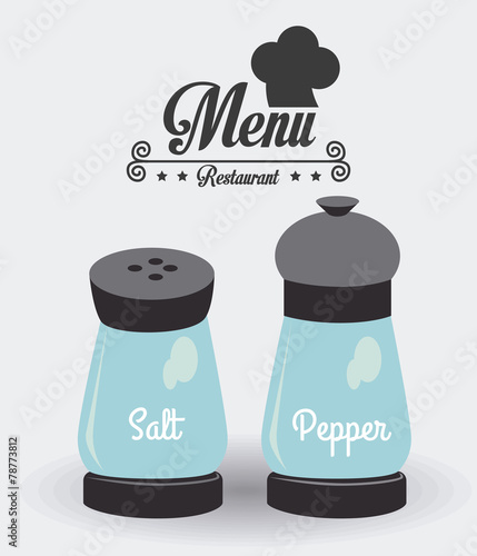 Restaurant design, vector illustration.