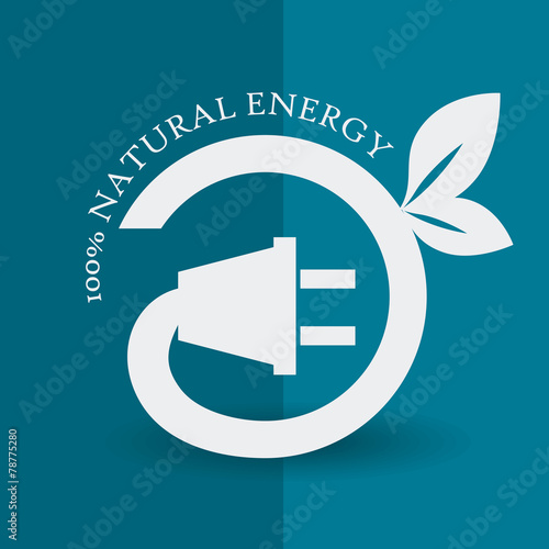 Ecology design, vector illustration.