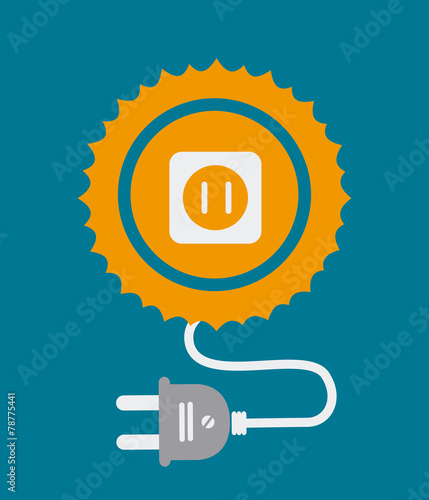 Ecology design, vector illustration.