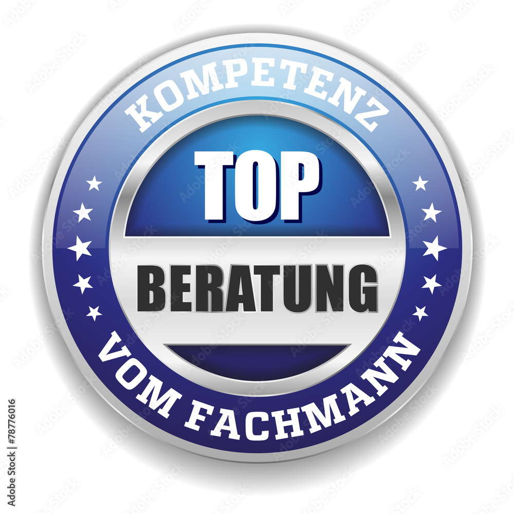 Blauer Top Beratung Siegel Mit Silber Rand Blauer Top Beratung Siegel Mit Silber Rand