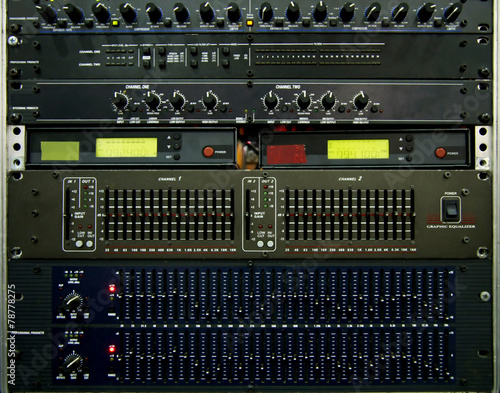 Sound Board, studio audio equipment