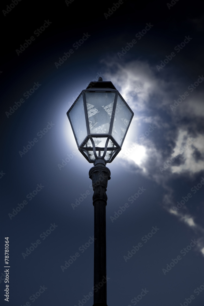 Streetlight of the 19th century Streetlight of the 19th century