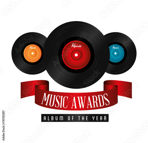 Music design, vector illustration.