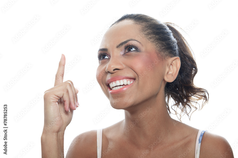 A person having a thinking situation A person having a thinking situation