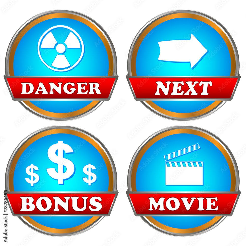 Obraz premium New icos set