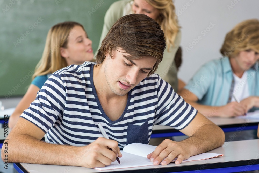 Students in classroom Students in classroom