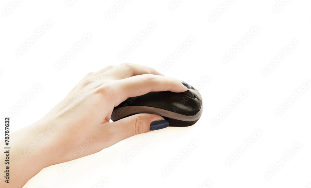 The process of manipulating electronic mouse for laptop The process of manipulating electronic mouse for laptop