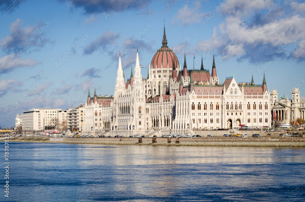 Budapest, Hungarian Parliament and Danube