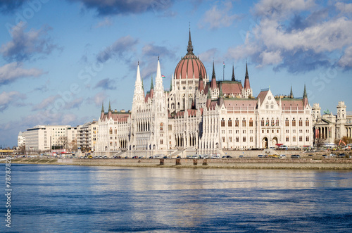 Budapest, Hungarian Parliament and Danube
