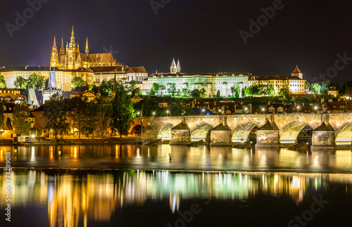 Prague Night Reflection © NickMo