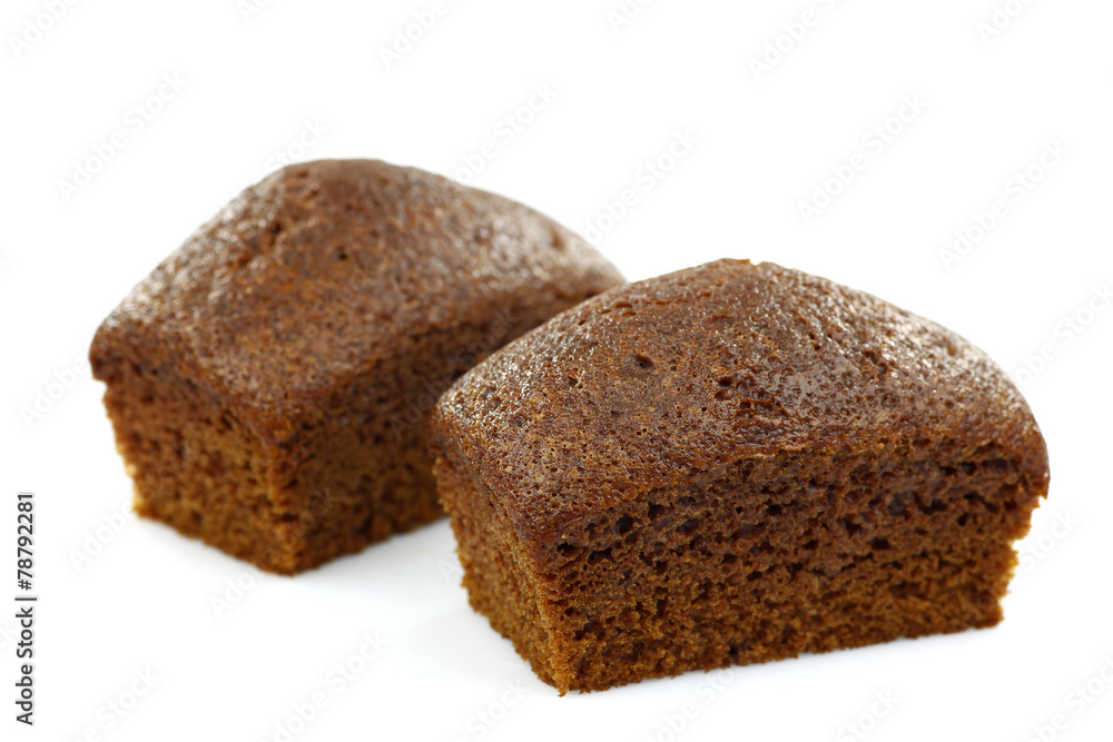 two chocolate cakes on a white background two chocolate cakes on a white background
