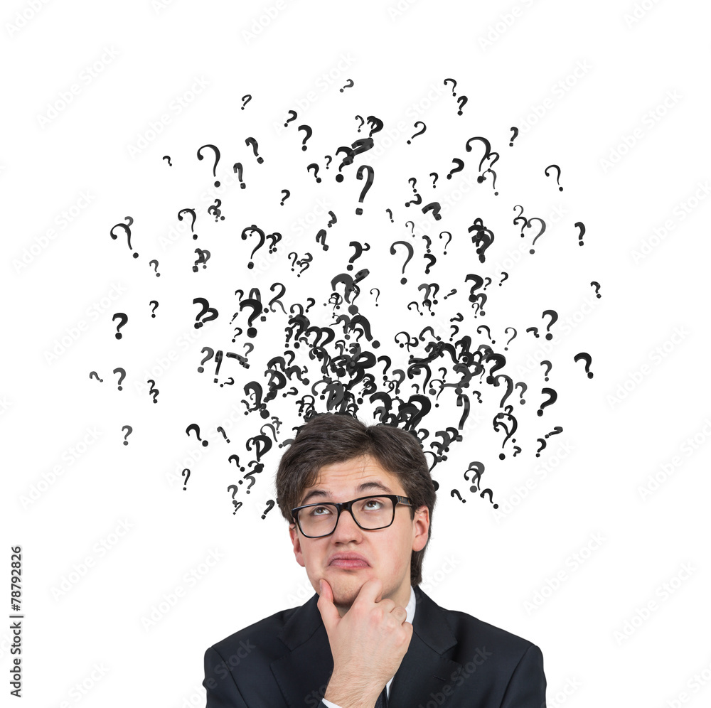 businessman thinking businessman thinking