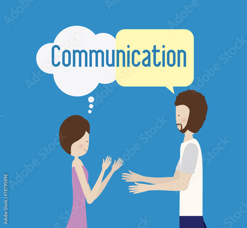 communicate, desing, vector illusttration photo