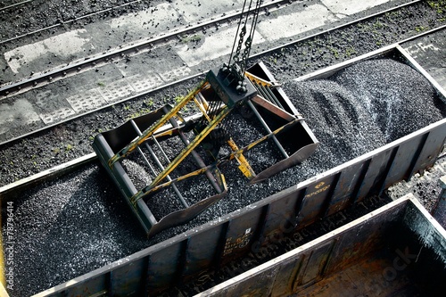 Fotografie Discharge station wagon with the carbon