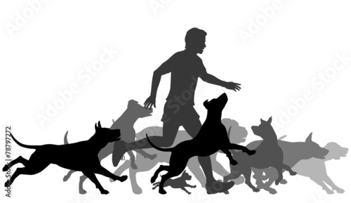 Running with dogs