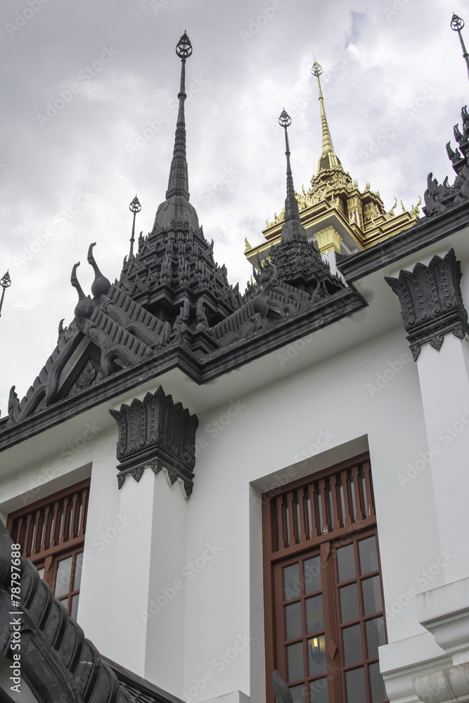 Royal Black Metal Temple in Thailand
