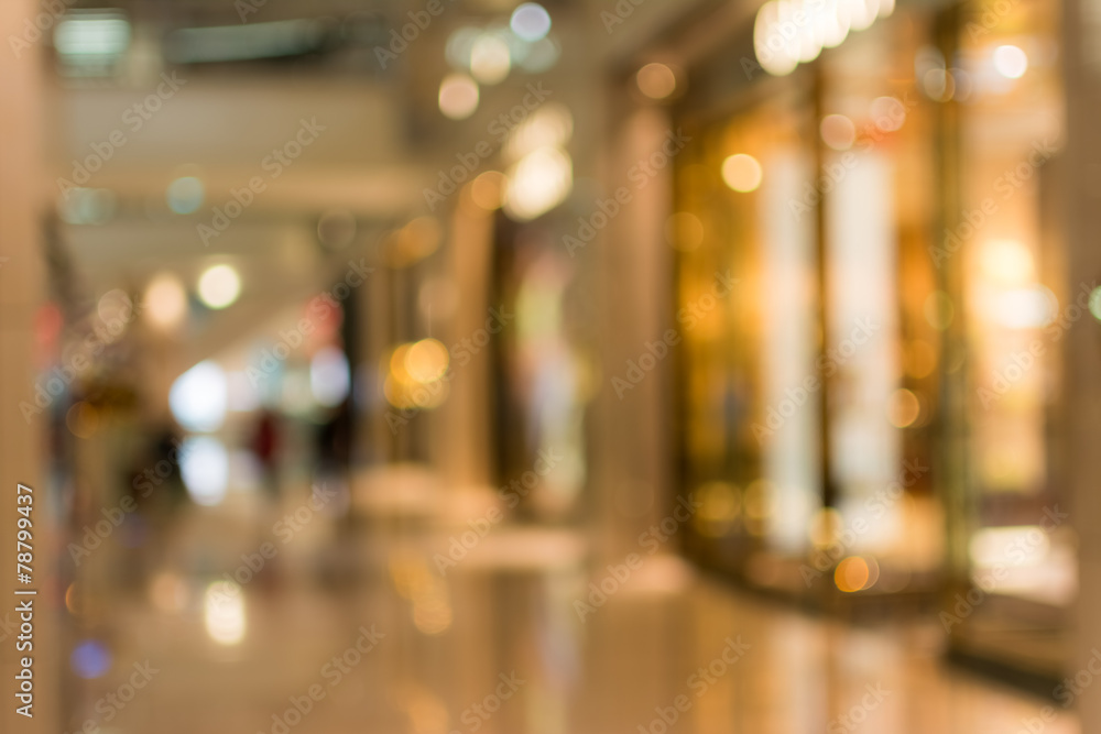 Abstract background of shopping mall Abstract background of shopping mall