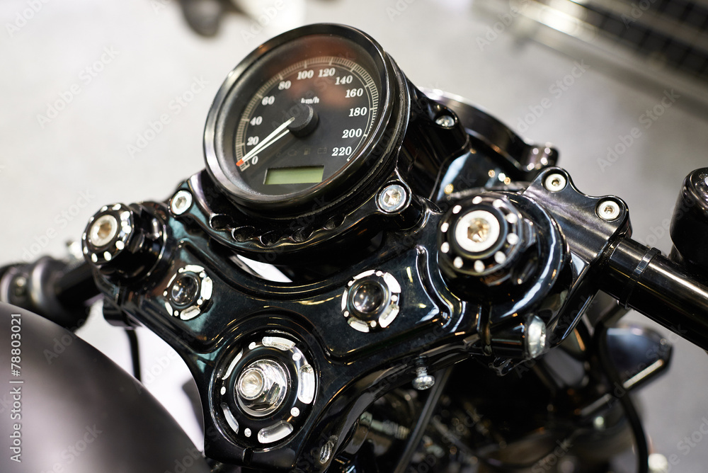 Motorcycle classic speedometer