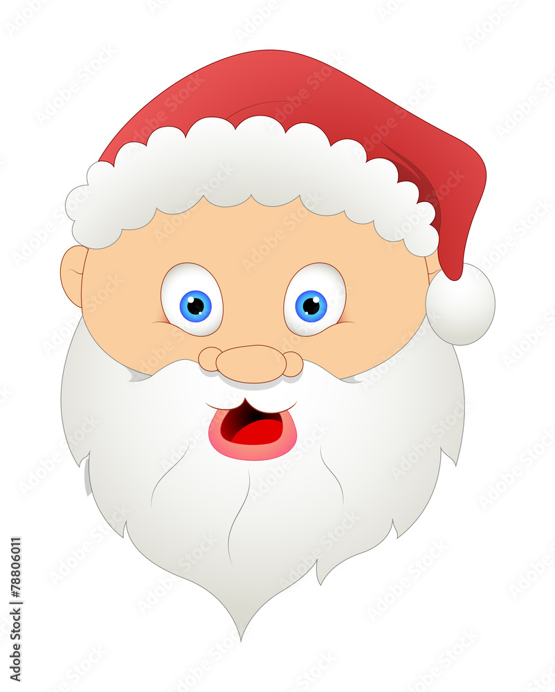 Surprised Santa Face Expression Surprised Santa Face Expression