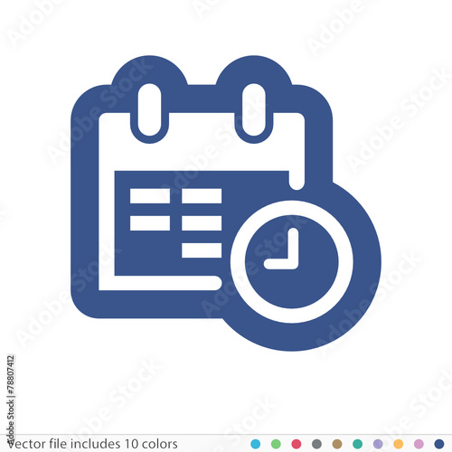 Sticker Icon - Vector file includes all colors