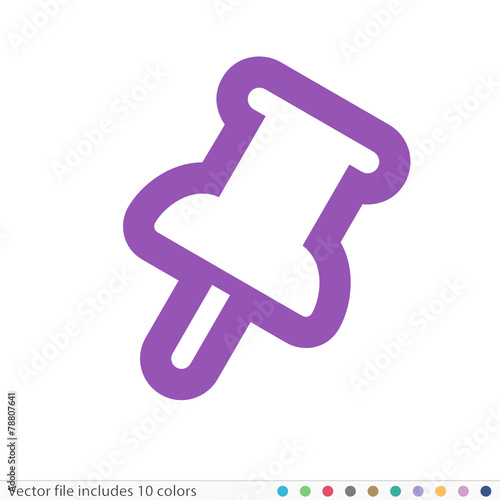 Sticker Icon - Vector file includes all colors