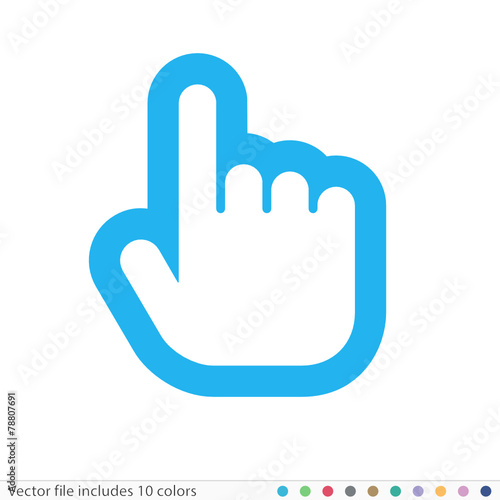 Sticker Icon - Vector file includes all colors