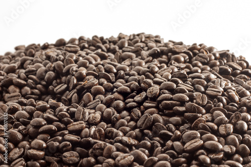 Coffee bean on white background © Sataporn