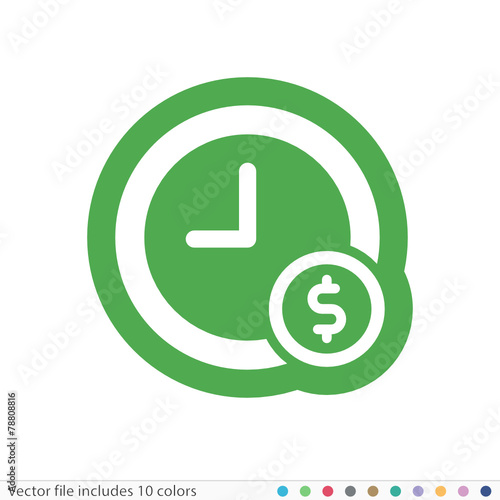 Sticker Icon - Vector file includes all colors