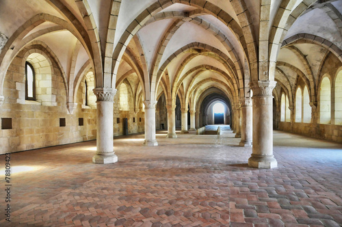 Portugal , historical and pisturesque  Alcobaca monastery photo