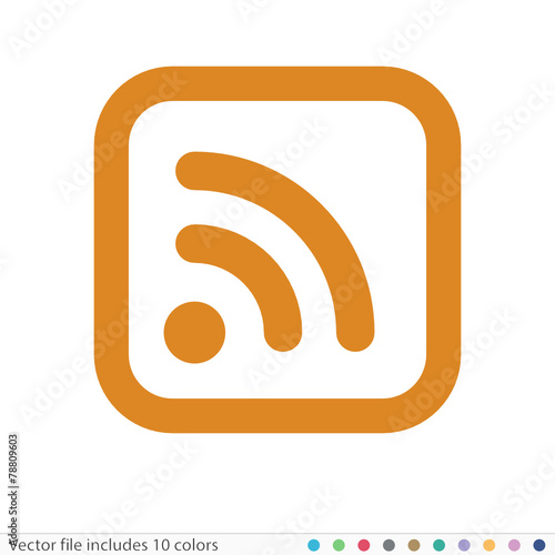 Sticker Icon - Vector file includes all colors