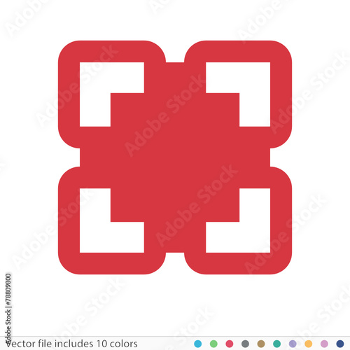 Sticker Icon - Vector file includes all colors