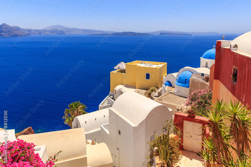 Fototapeta premium Santorini sea view