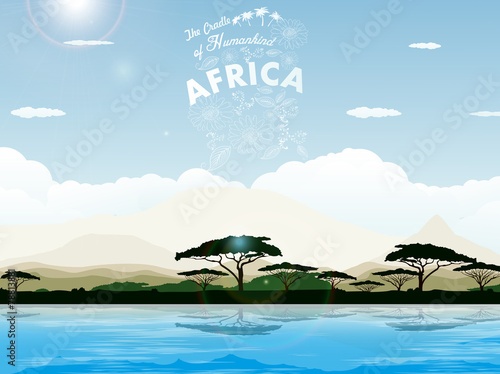 African savanna