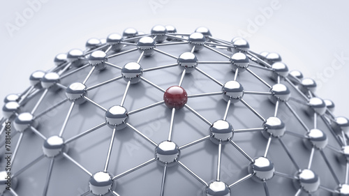 Network of spheres