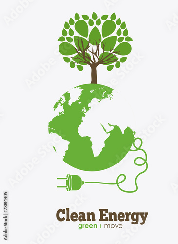eco, ecology design, vector illustration.