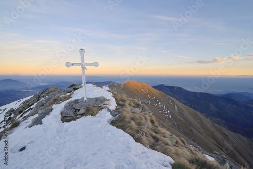 Summit cross, italian Alps