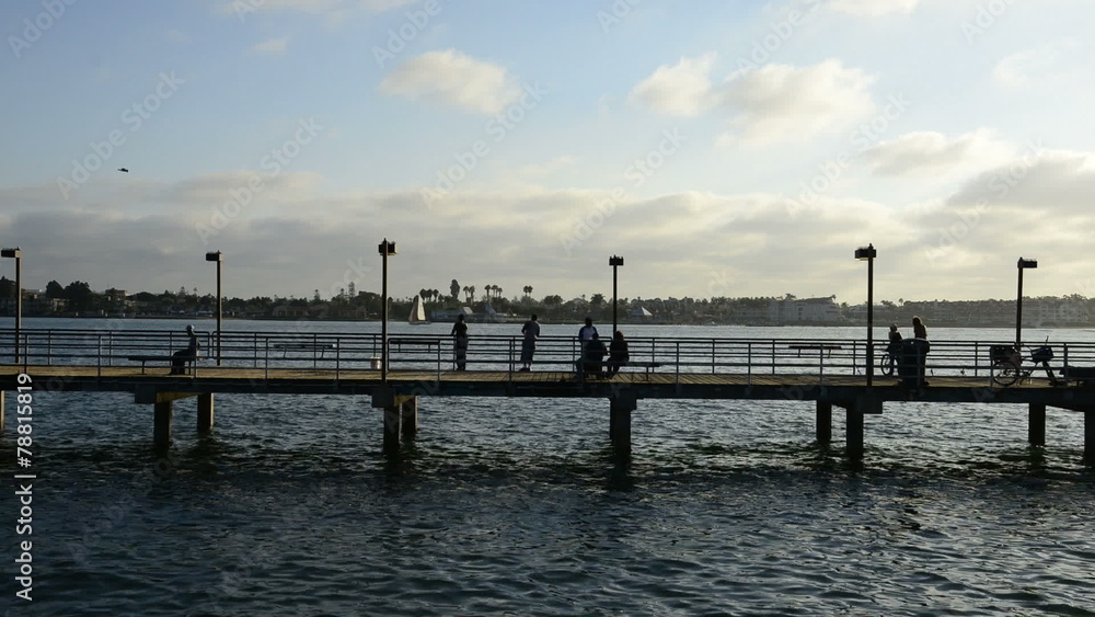 Time Lapse of Fishing Dock in San Diego Time Lapse of Fishing Dock in San Diego